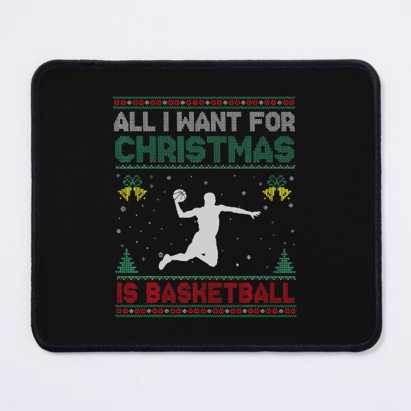 Item preview, All I Want For Christmas Is Basketball Ugly Funny designed and sold by LorraineRita.