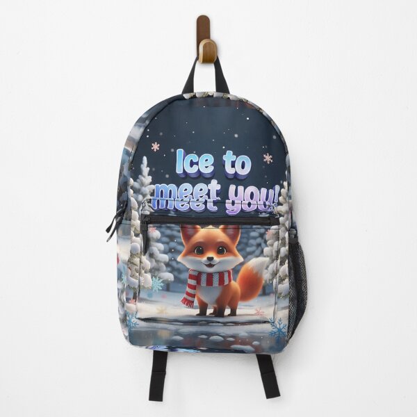 Item preview, Frosty Fox Winter Wonderland – PNG Art designed and sold by AwesomeDigiShop.