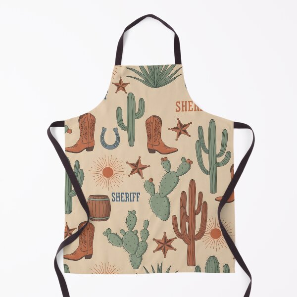 Item preview, Western Sheriff Desert Pattern designed and sold by Kaleidoscope Print.