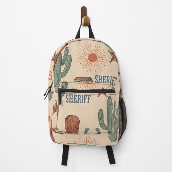 Item preview, Western Sheriff Desert Pattern designed and sold by Kaleidoscope Print.
