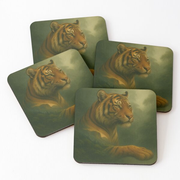Item preview, Tiger of the Emerald Mist – GeoWild Realism designed and sold by GeoWild Designs.