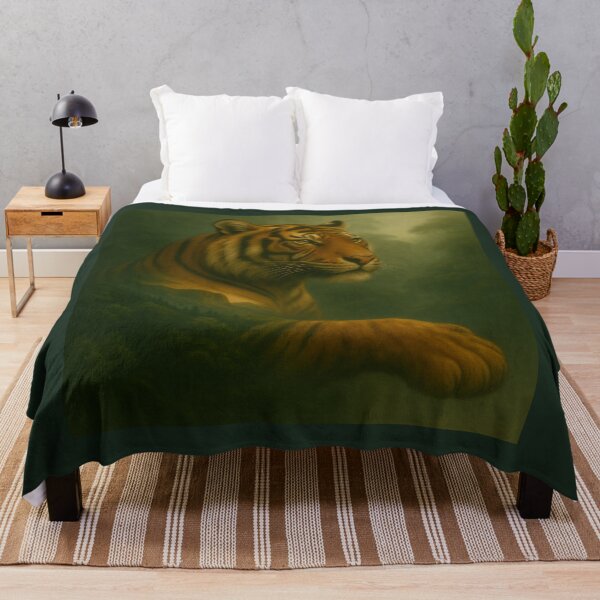 Item preview, Tiger of the Emerald Mist – GeoWild Realism designed and sold by GeoWild Designs.