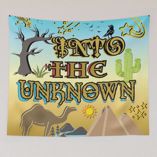 Item preview, Into the Unknown – Adventure Aesthetic Exploration Design designed and sold by Pink Space Studio.