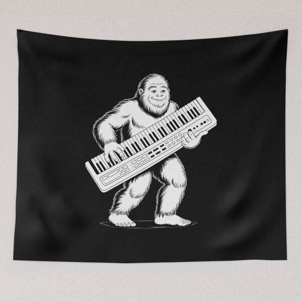 Artikelvorschau, Klavier Bigfoot Musikliebhaber Pianist Lehrer Komponist Musiker entworfen und verkauft von LittleDame.