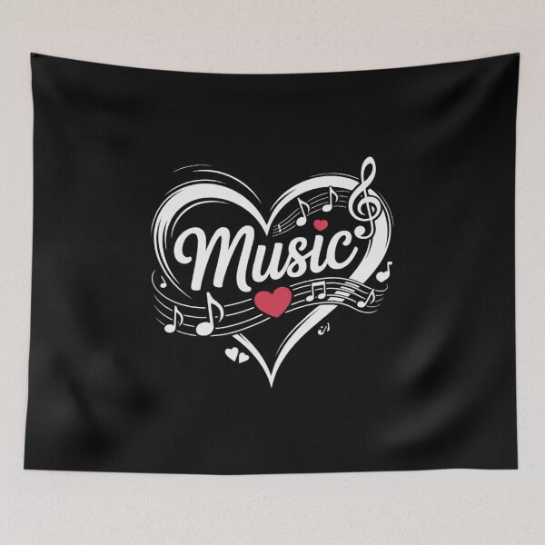Item preview, Piano Violin Flute Musical Notes Music Lovers designed and sold by LittleDame.