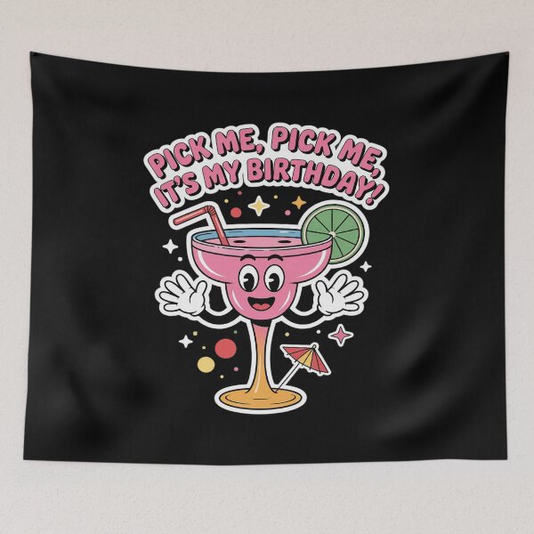 Item preview, Pick Me It’s My Birthday Funny Cocktail Drinks Party designed and sold by LittleDame.