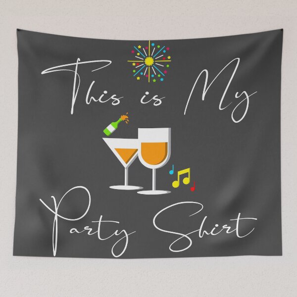 Item preview, This Is My Party Shirt Funny New Year's Eve Celebration T-Shirt designed and sold by Stag Prime Shop.