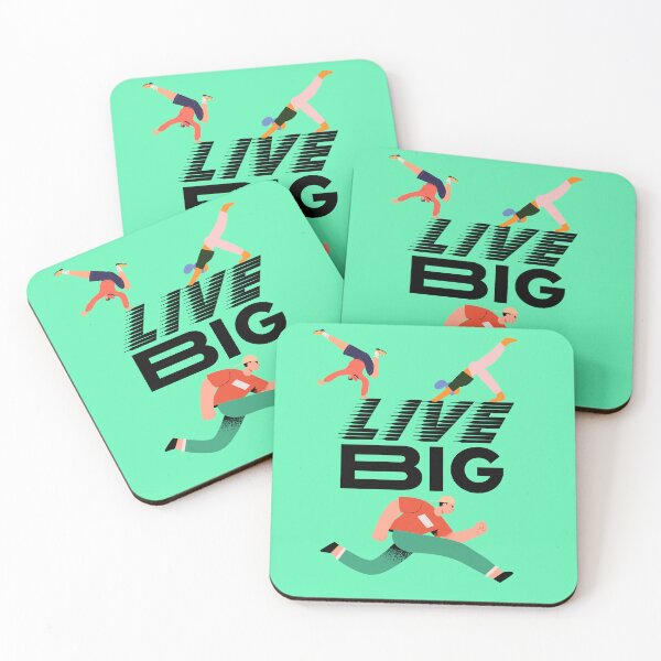Item preview, LIVE BIG Motivational Design – Adventure, Fitness, Positivity, Goal Setting designed and sold by Pink Space Studio.