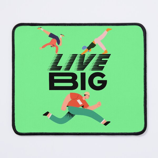 Item preview, LIVE BIG Motivational Design – Adventure, Fitness, Positivity, Goal Setting designed and sold by Pink Space Studio.