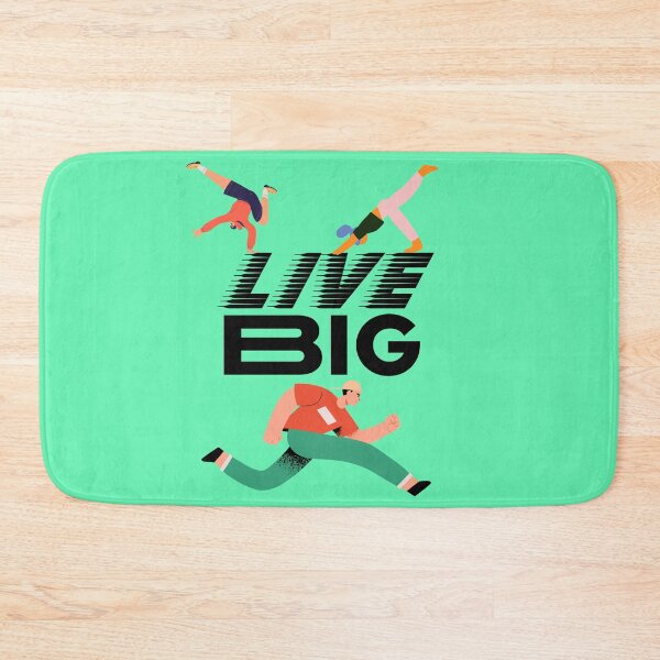 Item preview, LIVE BIG Motivational Design – Adventure, Fitness, Positivity, Goal Setting designed and sold by Pink Space Studio.