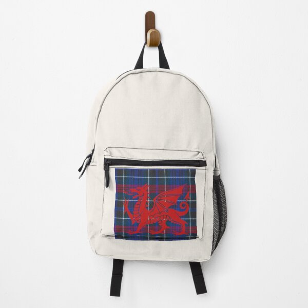 Item preview, Hopkins Welsh Tartan – Among the First & y Ddraig Goch - the red dragon v4 designed and sold by WheelieGdArt.