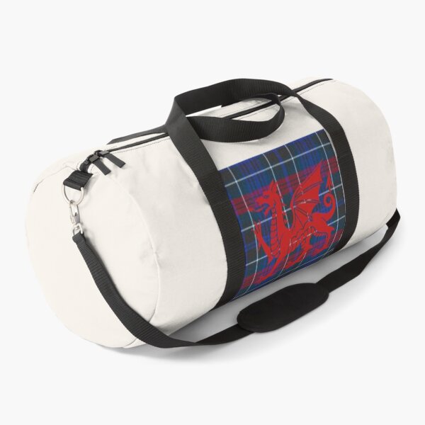 Item preview, Hopkins Welsh Tartan – Among the First & y Ddraig Goch - the red dragon v4 designed and sold by WheelieGdArt.