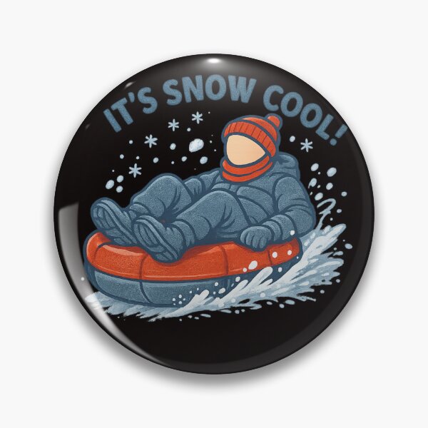 Item preview, It’s Snow Cool – Winter Tubing Graphic Illustration designed and sold by Tadeusz1.
