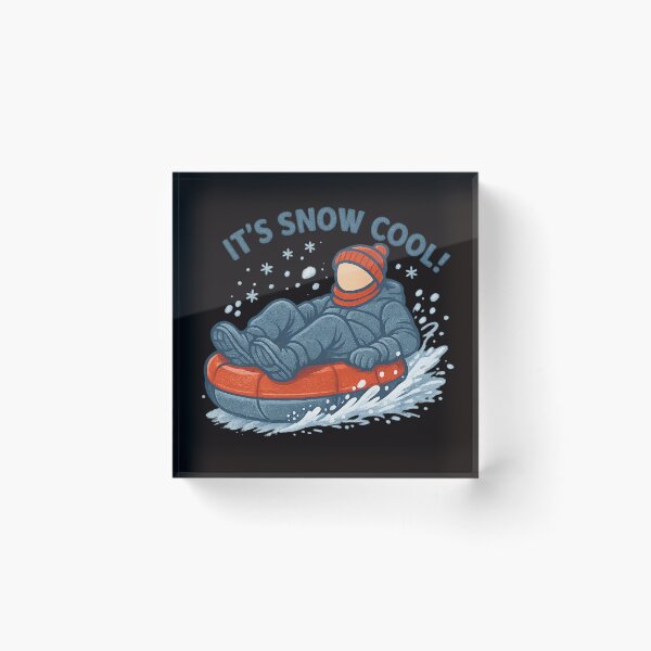 Item preview, It’s Snow Cool – Winter Tubing Graphic Illustration designed and sold by Tadeusz1.
