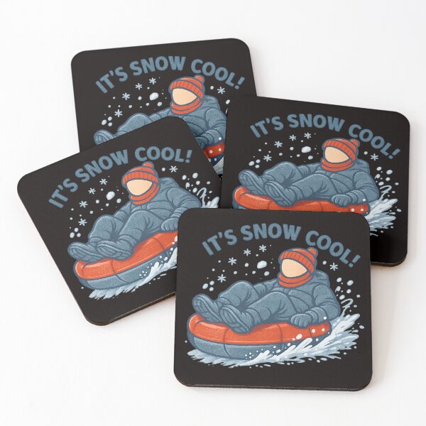 Item preview, It’s Snow Cool – Winter Tubing Graphic Illustration designed and sold by Tadeusz1.
