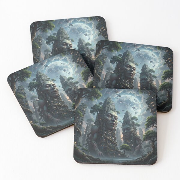 Item preview, Moonlit City Giants designed and sold by Krfto.