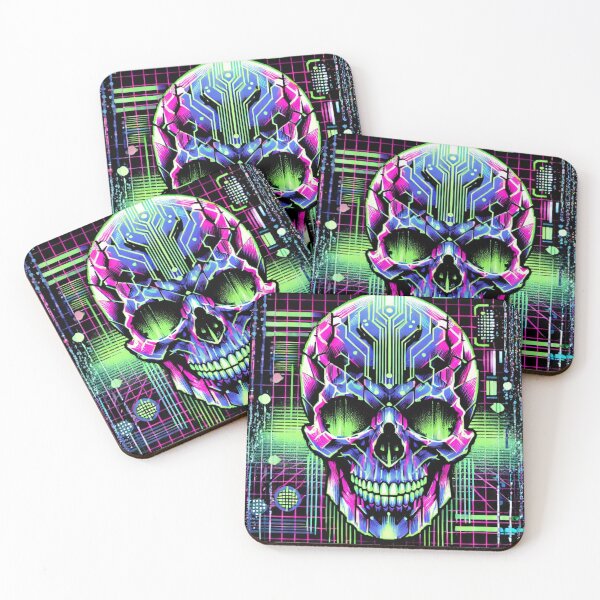 Item preview, Digital Glitch Skull designed and sold by GlitchModeStudio.