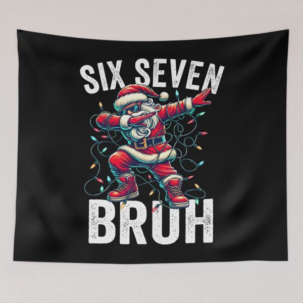 Item preview, Bruh 67 Six Seven Santa Dabbing Christmas Meme  designed and sold by BaidenNeta.