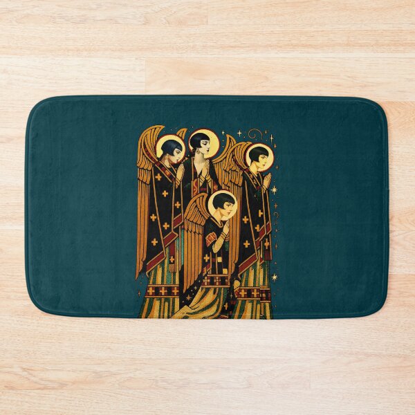 Item preview, Gilded Deco Choir – Flapper Angels in Prayer designed and sold by Sanctum Icons.