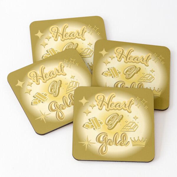 Item preview, Heart of Gold – Inspirational Luxury Design designed and sold by Pink Space Studio.