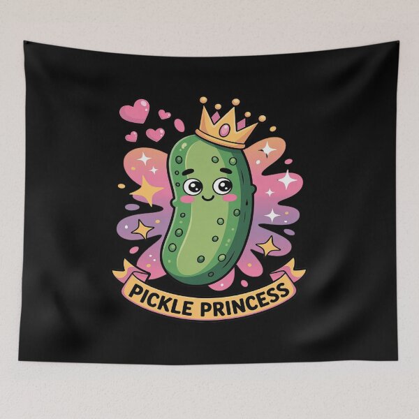 Item preview, Pickle Princess Pastel Cute Aesthetic Funny designed and sold by LittleDame.