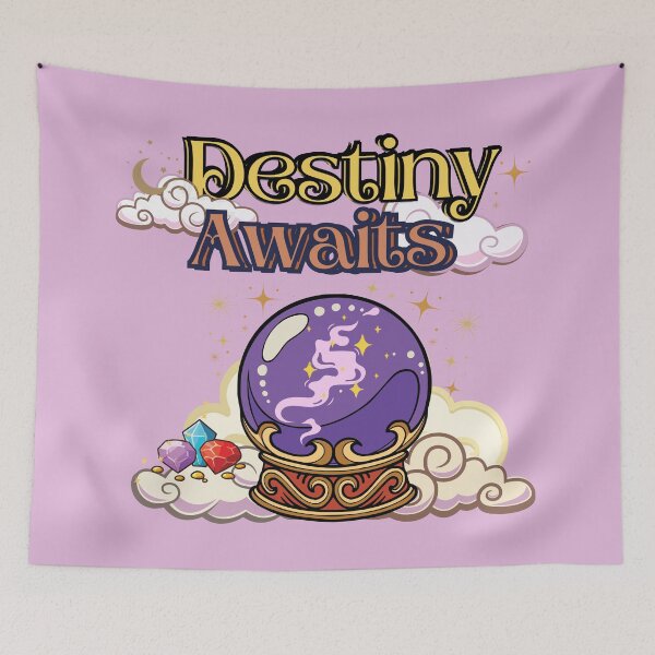 Item preview, Destiny Awaits – Mystic Crystal Ball Design designed and sold by Pink Space Studio.
