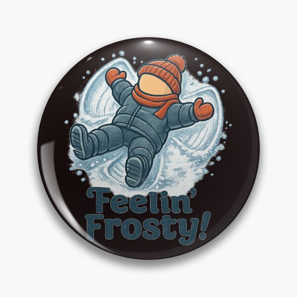 Item preview, Feelin’ Frosty – Cute Winter Snow Angel Illustration designed and sold by Tadeusz1.