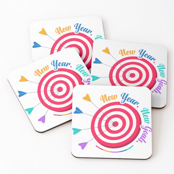 Item preview, New Year New Goals Motivational Target Bullseye T-Shirt designed and sold by Stag Prime Shop.