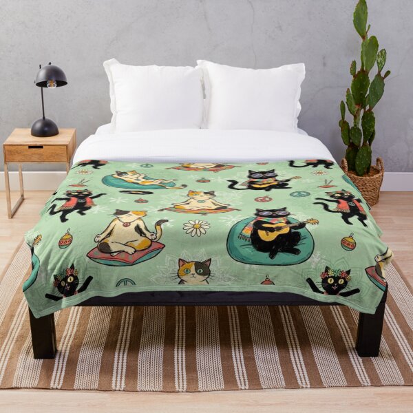 Item preview, Gatos hippies designed and sold by VoniBlue.