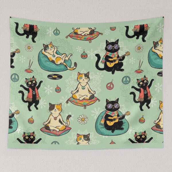 Item preview, Hippie Cats designed and sold by VoniBlue.