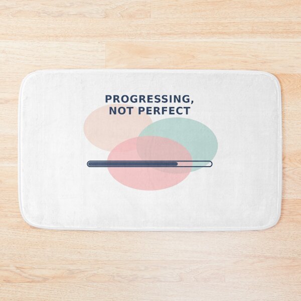 Item preview, Progressing Not Perfect – Mental Health Tee designed and sold by CQ-Art.
