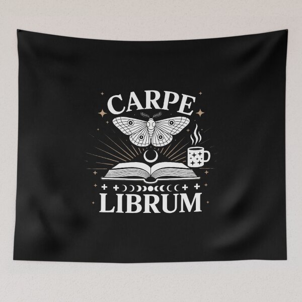 Item preview, Carpe Librum Book Lover Cozy Vibes Fall Reading designed and sold by KathleenEliza.