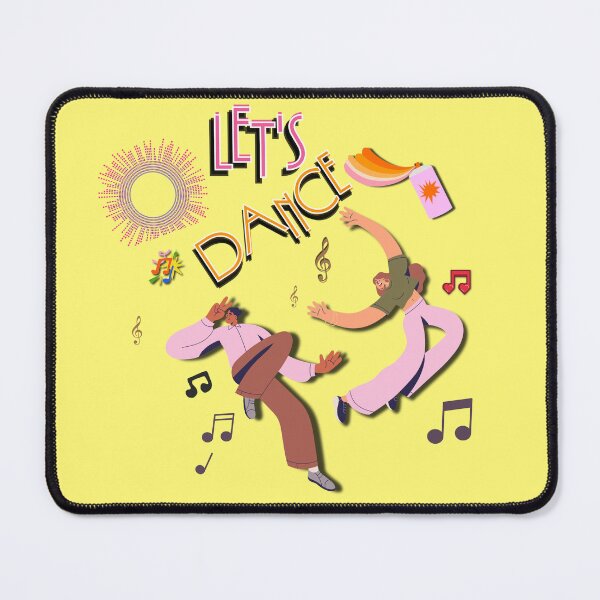 Item preview, Let’s Dance – Retro Fun Dance Illustration | Vibrant Movement Art designed and sold by Pink Space Studio.