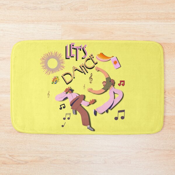 Item preview, Let’s Dance – Retro Fun Dance Illustration | Vibrant Movement Art designed and sold by Pink Space Studio.