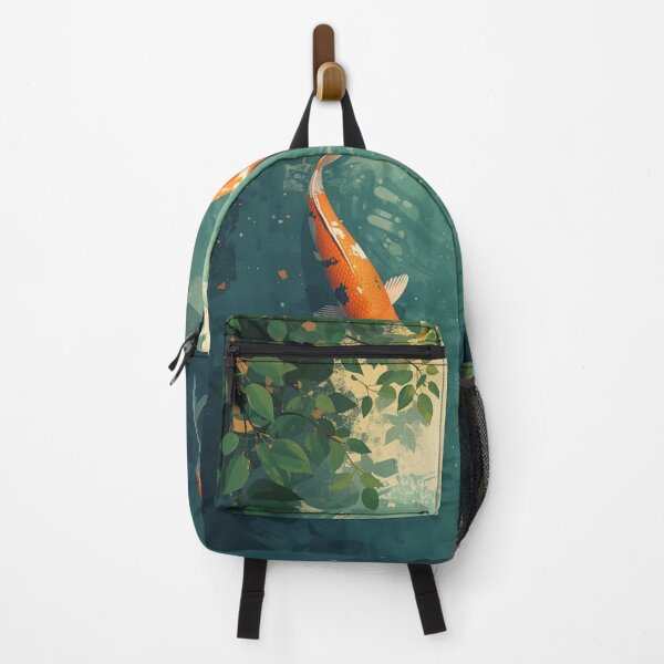 Item preview, Tranquil Koi Garden Japanese Koi Swimming in Sun-Dappled Water designed and sold by Element Horizon Studio.