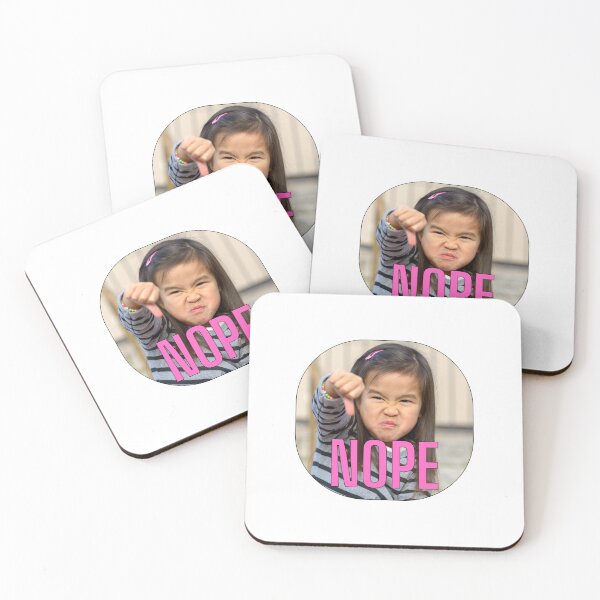 Item preview, NOPE! Disapproving Kid Meme — Funny Parenting Humor and Sarcasm designed and sold by HBDStudio.