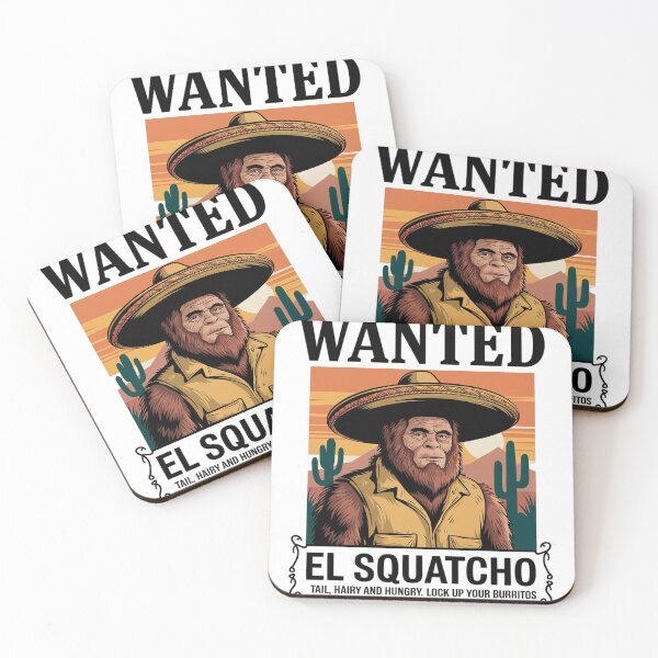 Item preview, Wanted El Squatcho, Bigfoot, and Sasquatch designed and sold by CombatTask.