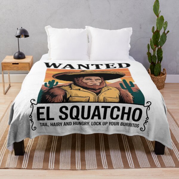 Item preview, Wanted El Squatcho, Bigfoot, and Sasquatch designed and sold by CombatTask.