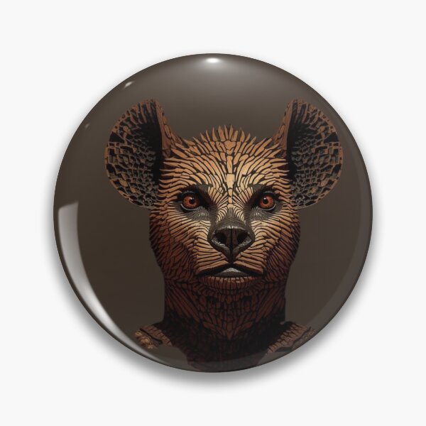 Item preview, Hyena Gaze — Ancestral Art Digital Identity Fashion Print designed and sold by SavannaStrikes.