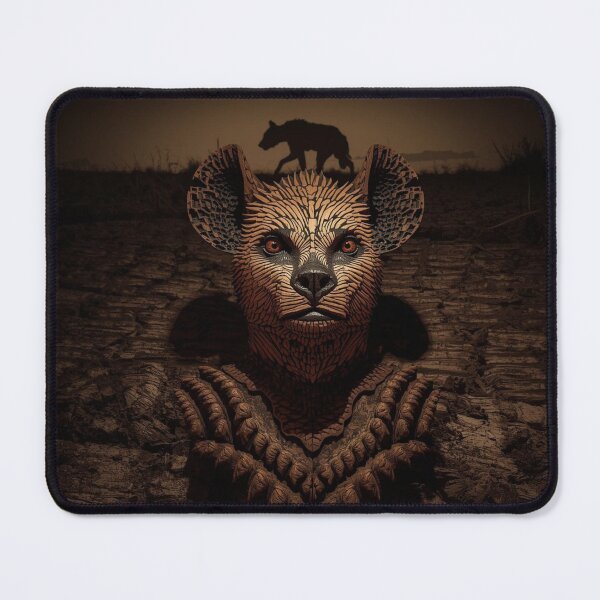 Item preview, Hyena Gaze — Ancestral Art Digital Identity Fashion Print designed and sold by SavannaStrikes.