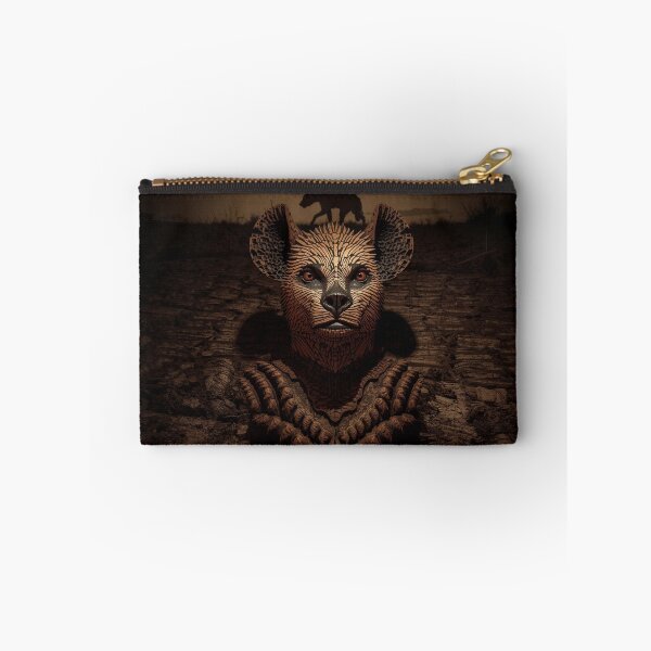 Item preview, Hyena Gaze — Ancestral Art Digital Identity Fashion Print designed and sold by SavannaStrikes.