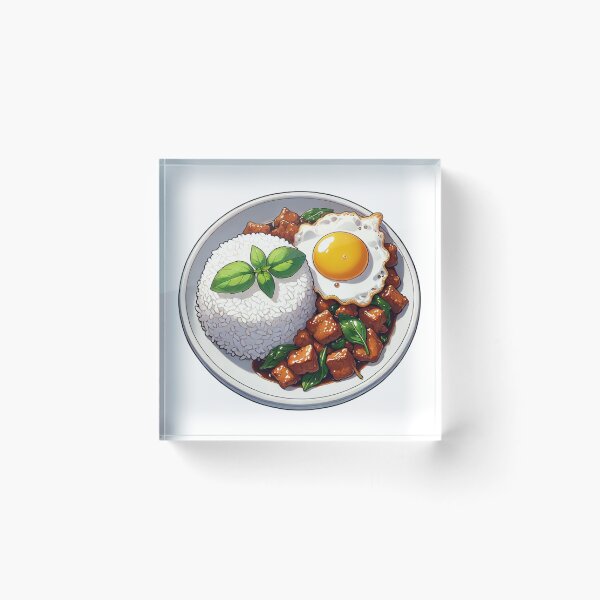Item preview, Pad Krapao Thai Basil Stir-Fry Art designed and sold by loccotown168.