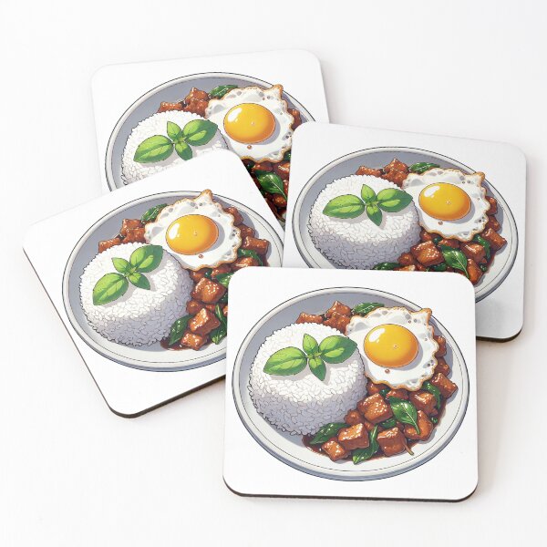 Item preview, Pad Krapao Thai Basil Stir-Fry Art designed and sold by loccotown168.