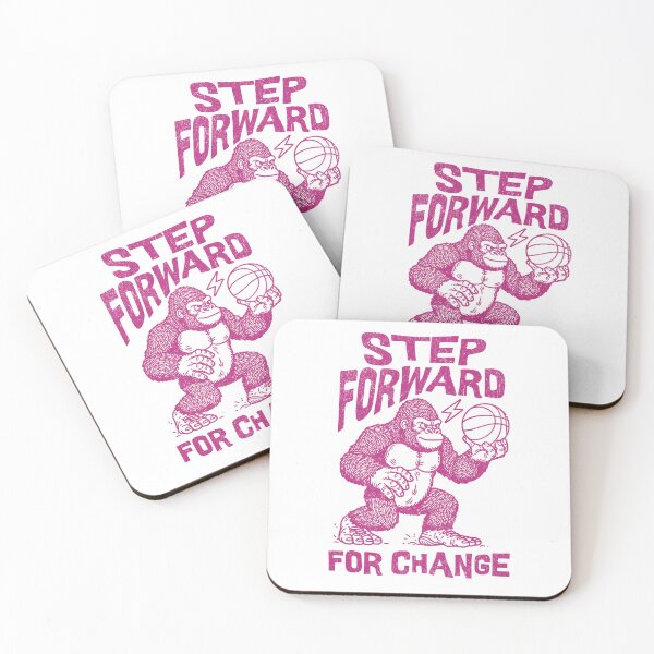 Item preview, Step Forward for Change – Gorilla Basketball Graphic designed and sold by pixorygraphix.