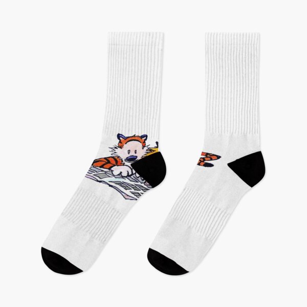 Item preview, Calvin and Hobbes Reading Newspaper Lazy Sunday designed and sold by Yareli Jonathon.