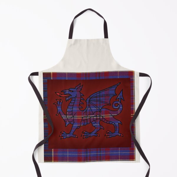 Item preview, James Welsh Tartan – I Love Forever & y Ddraig Goch - the red dragon designed and sold by WheelieGdArt.