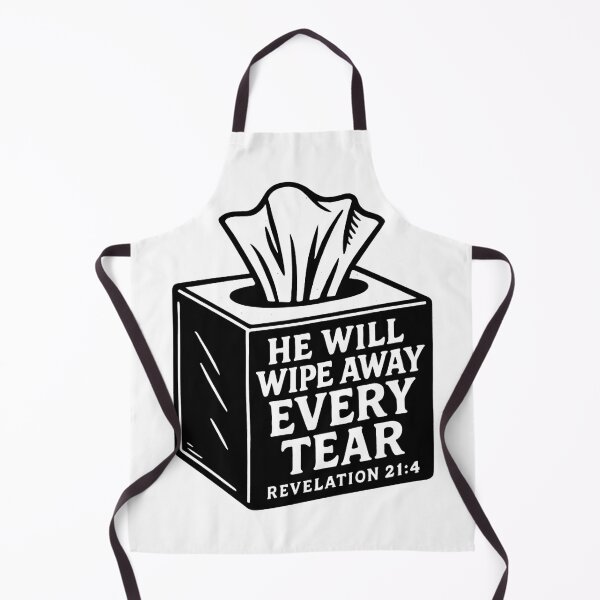 Item preview, Revelation 21:4 He Will Wipe Away Every Tear designed and sold by plushism.