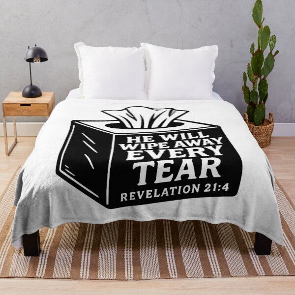Item preview, Revelation 21:4 He Will Wipe Away Every Tear designed and sold by plushism.
