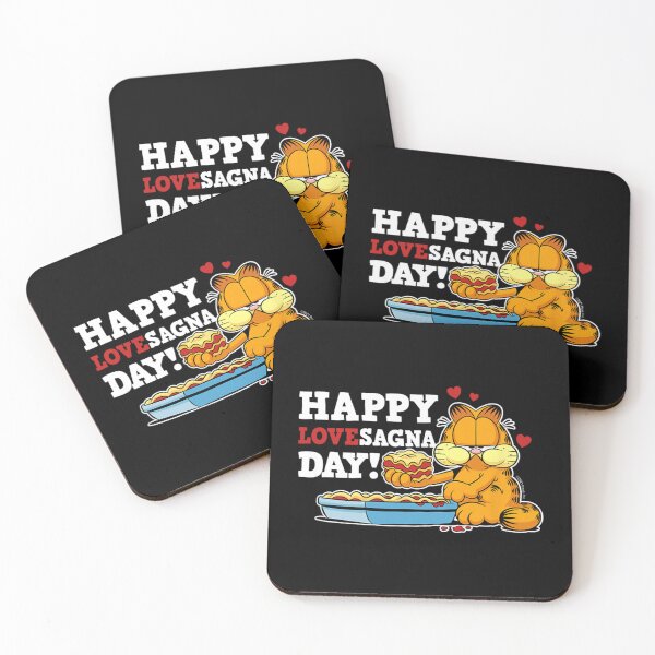 Item preview, Garfield Happy Lovesagna Day Funny Foodie Pun designed and sold by Yareli Jonathon.