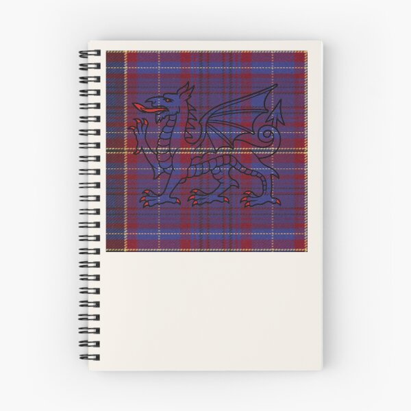 Item preview, James Welsh Tartan – I Love Forever & y Ddraig Goch - the red dragon v2 designed and sold by WheelieGdArt.
